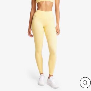 Crop Shop Boutique Fade Scrunch Leggings Buttercup Yellow Large